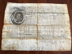 1773 King George III Commission, Henry Sixsmith, Boatman, Kingdom IRELAND Vellum