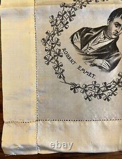 1798 Martyrs Irish Rebellion United Irishmen Silk Handkerchief Broadside History