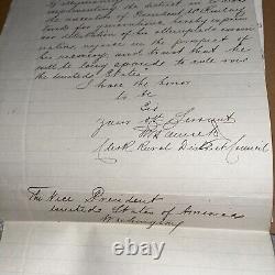 1901 Letter on Assassination President McKinley Ancestors' Ballymoney Ireland