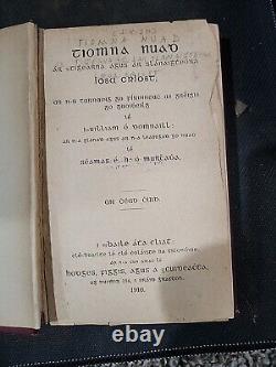 1910 Irish Bible New Testament Antique In Good Condition 1910