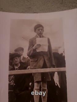 1923 Eamon De Valera Son Vivian Dublin Irish Independence Speech Photo Ireland
