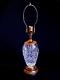 1 (one) Waterford Araglin Cut Crystal 24 Electric Lamp-signed Retired