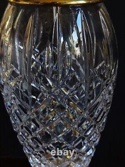 1 (One) WATERFORD ARAGLIN Cut Crystal 24 Electric Lamp-Signed RETIRED