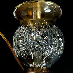1 (One) WATERFORD KILBARRY Cut Crystal 11.5 Electric Lamp-Signed DISCONTINUED