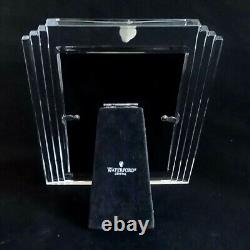 1 (One) WATERFORD METROPOLITAN 5 x 7 Crystal Picture Frame-Signed RETIRED
