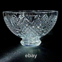 1 (One) WATERFORD WEDDING HEIRLOOM Cut Lead Crystal Footed Heart Bowl 8-Signed