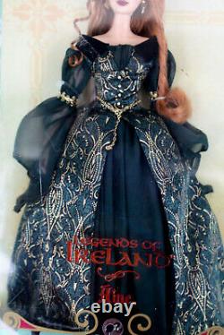 2008 Legends of Ireland Aine Irish Silver Label Barbie Doll NRFB Damage Box