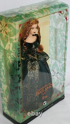 2008 Legends of Ireland Aine Irish Silver Label Barbie Doll NRFB Damage Box