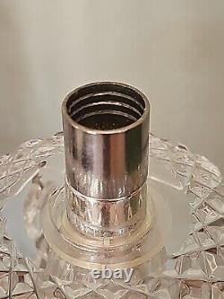 2 Waterford Prestige Collection Crystal Candle holder with prisms Excellent