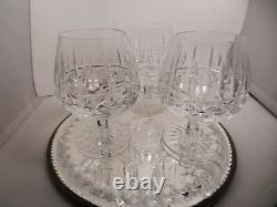 3 Waterford Made In Ireland Kylemore Brandy Snifters Barware Glasses, Ex Cond