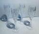 4 Waterford Araglin Flute Champagne Crystal Glasses Product Of Ireland Vtg 8.5