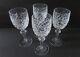 4 Waterford Crystal Powerscourt 7 1/8 Claret Wine Glasses