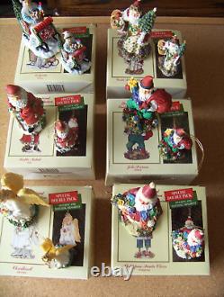 6 International Santa Claus Collection figures & Ornaments The Ireland Germany