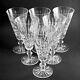 6 Vintage Waterford Crystal Tramore Champagne Flutes Glasses