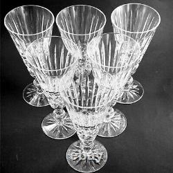 6 Vintage Waterford Crystal Tramore Champagne Flutes Glasses