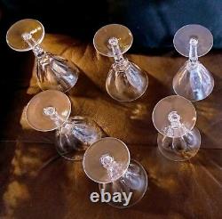 6 Vintage Waterford Crystal Wine Glasses Sheila Estate