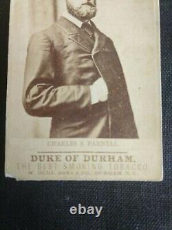ANTIQUE DUKE of DURHAM THE BEST SMOKING TOBACCO NC TRADING CARD PARNELL IRELAND