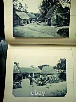 Antique 1880s ALBUM. JAMES VALENTINE X 98 PHOTOS. GEORGE W WILSON IRELAND SCENES
