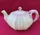 Antique Belleek Ireland Tridacna Pink Teapot 2nd Black Mark