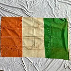 Antique Ireland Ajax Paramount Flag Linen Cotton 1940s 1950s