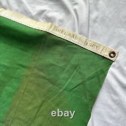 Antique Ireland Ajax Paramount Flag Linen Cotton 1940s 1950s