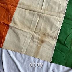 Antique Ireland Ajax Paramount Flag Linen Cotton 1940s 1950s