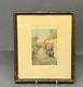 Antique Wallace Nutting Path Of Roses Hand-colored Photo Signed