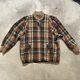 Avoca Collection Jacket Womens Small Plaid Check Bomber New Wool Made In Ireland