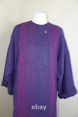 Avoca Collection Vintage Pure Wool Cape Coat MEDIUM Made in Ireland Vintage