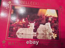 Belleek Ireland Living Christmas Collection Nativity Manger Scene Baby Jesus