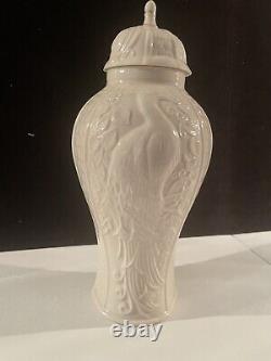 Belleek Millennium Collection 11.5 Covered Vase With Original Paper