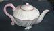 Belleek Pink Neptune Shell Teapot, Vintage Ireland 6.5 X 10.3 Mint
