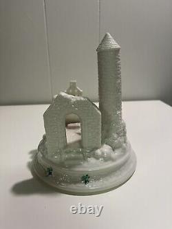 Belleek Pottery Shamrock Devenish Round Tower