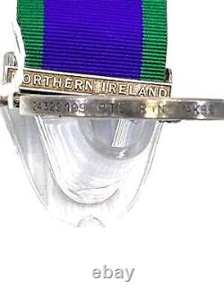 British General Service Medal GSM Northern Ireland Clasp Pte RN Baker Para Regt