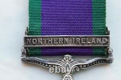 British General Service Medal Northern Ireland Bar Para Airborne Pte Coulson