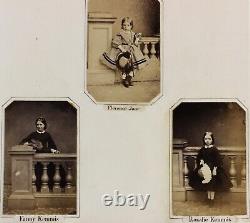 C1858-62 IRELAND the Kemmis girls of Killeen County Laois albumen photographs