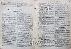 C1887 Bradshaw's Handbook Scotland Ireland Railways Dublin Edinburgh Glasgow Map