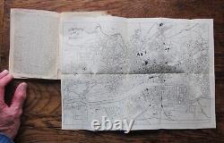 C1887 Bradshaw's Handbook Scotland Ireland Railways Dublin Edinburgh Glasgow Map