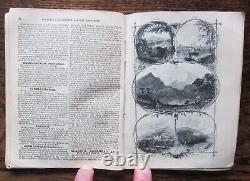 C1887 Bradshaw's Handbook Scotland Ireland Railways Dublin Edinburgh Glasgow Map