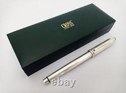 CROSS Townsend 655 Sterling Silver 925 Oversize Rollerball Pen Vintage Boxed