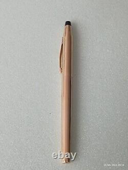 CROSS fountain pen with gold trim 14 k. 585 M nib Made in IRELAND