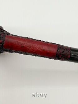 Churchwarden Rusticated Dublin Fishtail Churchwarden Irish Estate Pipe