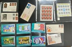 Collection of World Wide Christmas Stamps, Covers, Sheets, Blocks, singles