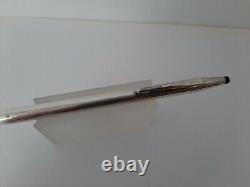 Cross Ballpoint Pen -Solid Silver Case 925 Made In Ireland