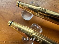 Cross Century 18K Rolled Gold Ball Pen & Pencil Set Ireland