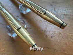 Cross Century 18K Rolled Gold Ball Pen & Pencil Set Ireland