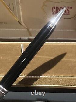 Cross Pen Sphere Ireland Black Chrome Marking Perfectly with Box Vintage