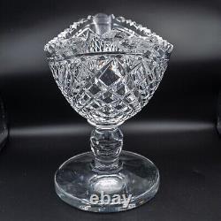 DAMAGED Waterford Crystal Prestige Collection Boat Bowl 13 1/4 FREE USA SHIP