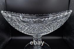 DAMAGED Waterford Crystal Prestige Collection Boat Bowl 13 1/4 FREE USA SHIP