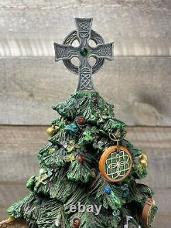 DANBURY MINT IRISH Ireland CHRISTMAS TREE tabletop LIMITED EDITION LIGHTED 16